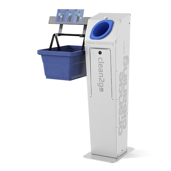 Clean2go basket voorkant schuin